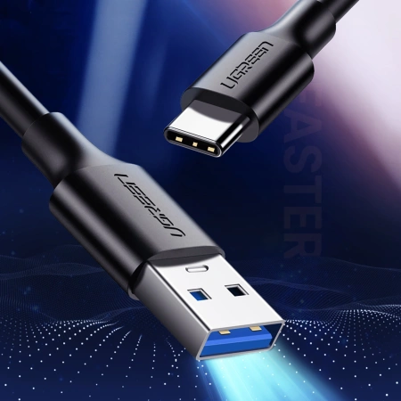 UGREEN KABEL USB-A 3.0 DO USB-C 3A DO TELEFONÓW 0.5M SZYBKIE ŁADOWANIE