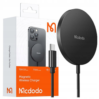 MCDODO £ADOWARKA INDUKCYJNA BEZPRZEWODOWA DO MAGSAFE IPHONE 12 13 14 15 15W