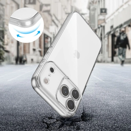 TECH-PROTECT ETUI FLEXAIR DO IPHONE 17 PRO OCHRONA PRZEZROCZYSTE