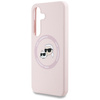 KARL LAGERFELD ETUI SILICONE DOUBLE HEADS AND CIRCLE DO MAGSAFE DO SAMSUNG