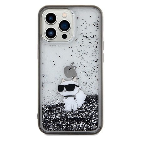 KARL LAGERFELD POKROWIEC HARDCASE DO IPHONE 13 PRO MAX 6.7 Z LIQUID GLITTER