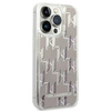 Karl Lagerfeld KLHCP14XLMNMS iPhone 14 Pro Max 6,7" hardcase srebrny/silver Liquid Glitter Monogram