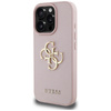 GUESS ETUI TPU DO IPHONE 16 PRO Z LOGO GRINDED BIG 4G SZYBKIE ŁADOWANIE
