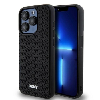 DKNY ETUI HARDCASE DO IPHONE 15 PRO MAX 6.7 3D RUBBER Z NIESAMOWITĄ OCHRANĄ