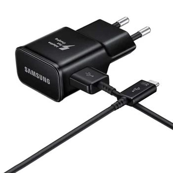 SAMSUNG ŁADOWARKA SIECIOWA 15W EP-TA200EBE USB-A DO TELEFONÓW Z KABLEM