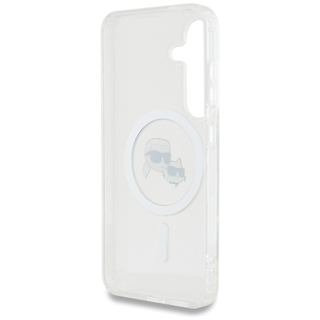 KARL LAGERFELD ETUI BUTTON KARL & CHOUPETTE HEADS PRINTED LOGO DO SAMSUNG