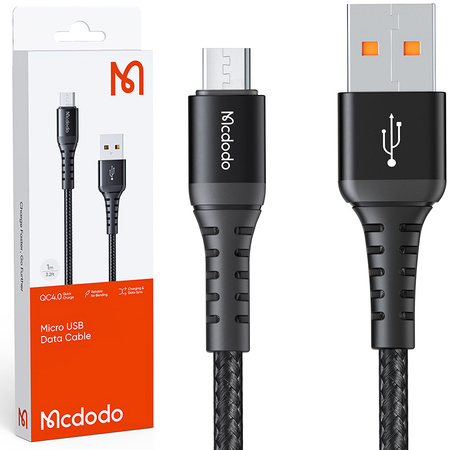 Mcdodo Kabel micro USB , szybki, wytrzymały, QC 4.0, 1,2m