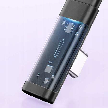 MCDODO KABEL USB-C KĄTOWY SZYBKIE ŁADOWANIE USB TYP C 6A 100W CZARNY 1M