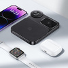 USAMS ŁADOWARKA INDUKCYJNA 3W1 DO MAGSAFE TELEFONÓW SZYBKIE ŁADOWANIE 15W