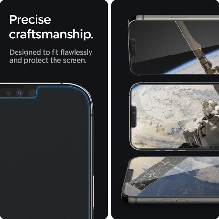 SPIGEN SZKŁO HARTOWANE GLAS.TR EZ FIT DO IPHONE 13 PRO MAX 14 PLUS OCHRONA
