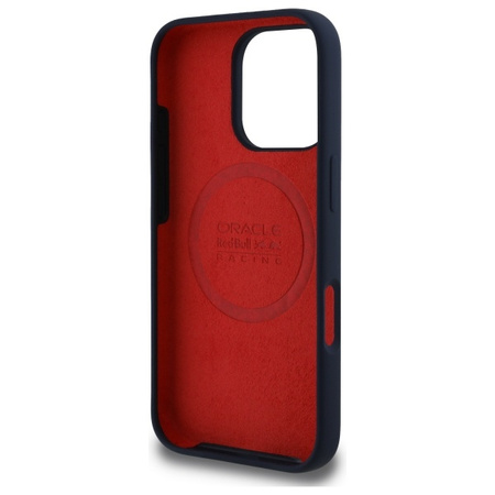Red Bull RBHMP16X24SIILVR iPhone 16 Pro Max 6.9 hardcase granatowy/navy Silicone Red Ring MagSafe