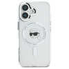 KARL LAGERFELD ETUI MAGNETYCZNE DO IPHONE 16 PLUS HARDCASE METAL KARL HEAD
