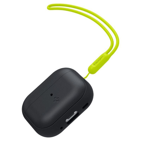 SPIGEN SILICONE FIT STRAP APPLE AIRPODS PRO 1 / 2 BLACK/PHANTOM GREEN