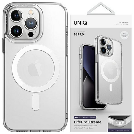 UNIQ etui LifePro Xtreme iPhone 14 Pro Max 6,7"Magclick Charging przeźroczysty/frost clear