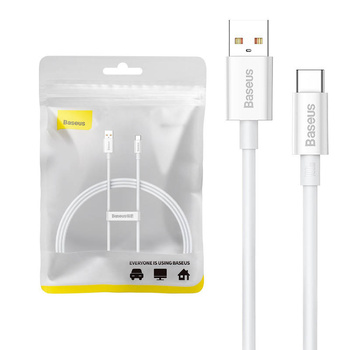 BASEUS KABEL USB-C 1M 100W DO TELEFONÓW I LAPTOPÓW Z SZYBKIM ŁADOWANIEM