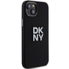 DKNY ETUI HARDCASE LIQUID SILICONE DO IPHONE 15 PLUS 14 PLUS METAL LOGO