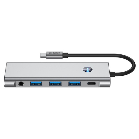 TECH-PROTECT HUB ADAPTER 9IN1 TYPE-C DO LAPTOPA USB3.0 HDMI 4K 60HZ PD100W
