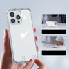 Joyroom Defender Series etui pokrowiec do iPhone 14 Pro Max pancerna obudowa z haczykami podstawką przezroczysty (JR-14H4)