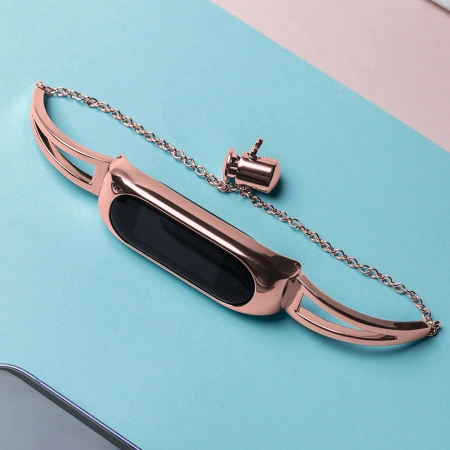 HURTEL METALOWA OPASKA ZAMIENNA DO XIAOMI MI BAND 6 5 4 3 PASEK BRANSOLETKA