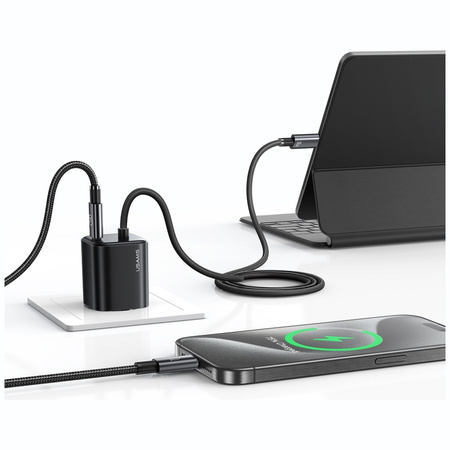 USAMS ŁADOWARKA 30W GAŃ DO LIGHTNING IPHONE 11 12 13 14 15 SZYBKA ŁADOWARKA