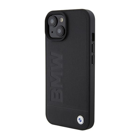 BMW BMHMP15SSLLBK iPhone 15 6.1" czarny/black Magsafe hardcase Signature Logo Imprint