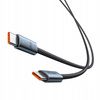MCDODO KABEL USB-C USB-C SZYBKIE ŁADOWANIE USB TYP C 240W 1M LED CZARNY