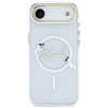 Etui Karl Lagerfeld IML Choupettes Karl Script Logo MagSafe do iPhone Air przezroczysty