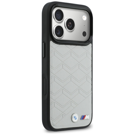 Etui BMW M Shape Logo MagSafe do iPhone 17 Pro szary
