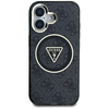 GUESS ETUI IML METAL GLITTER 4G CIRCLE TRIANGLE DO IPHONE 16 DO MAGSAFE