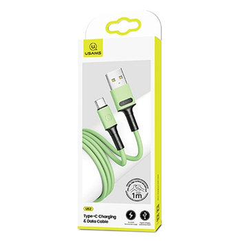 USAMS KABEL USB-C 2A DO TELEFONÓW IPHONE 1M Z SZYBKIM ŁADOWANIEM