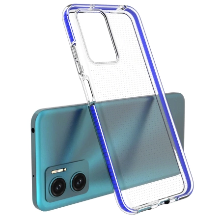 HURTEL SPRING CASE DO XIAOMI REDMI 10 POKROWIEC ŻELOWY Z KOLOROWĄ RAMKĄ