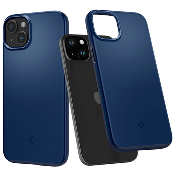 Etui Spigen Thin Fit do iPhone 15 Plus - niebieskie