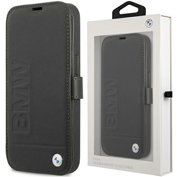 Etui BMW BMFLBKP13SSLLBK iPhone 13 mini 5,4" czarny/black book Signature