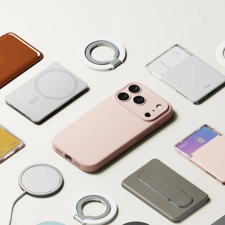 RINGKE ETUI SILICONE MAGNETIC MAGSAVE DO IPHONE 17 PRO Z OCHRONĄ