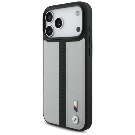 BMW ETUI M PERFORATED STRIPE LOGO DO MAGSAFE IPHONE 17 PRO MAX STYLOWY