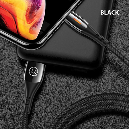 USAMS KABEL PLECIONY DO LIGHTNING 1,2M DO IPHONE 5 6 7 8 X Z FUNKCJĄ