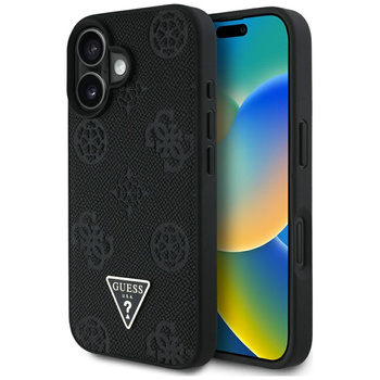 GUESS ETUI CASE GRAINED HOT STAMP PEONY DO IPHONE 16 Z MAGNETYCZNYM