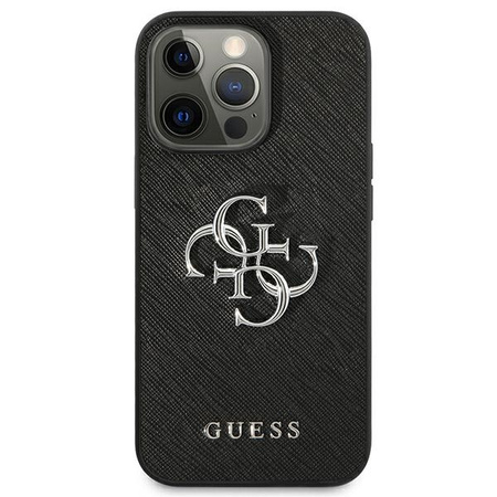 GUESS POKROWIEC HARDCASE DO IPHONE 13 PRO 13 6,1 SAFFIANO Z LOGO METALOWYM