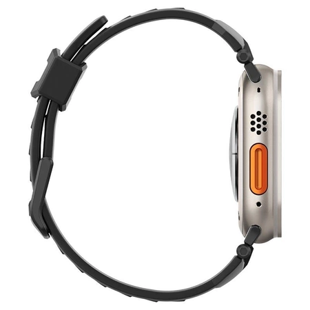 Pasek Spigen Rugged Band na Apple Watch 4/5/6/7/8/9/SE/Ultra 1/2 (42/44/45/49mm) - czarny mat