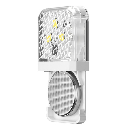 Baseus zestaw 2x ostrzegawcza lampka LED do drzwi samochodu biały (CRFZD-02)