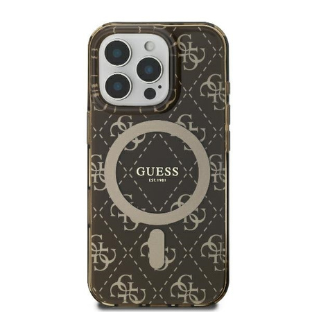 GUESS ETUI HARDCASE 4G PRINTED STRIPES DO MAGSAFE DO IPHONE 16 6.1