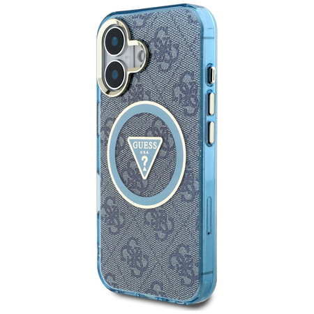 GUESS ETUI TPU DO IPHONE 16 DO MAGSAFE 4G CIRCLE Z MAGNETYCZNYM ZAMKNIĘCIEM