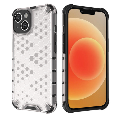 Honeycomb etui iPhone 14 Plus pancerny hybrydowy pokrowiec czarne