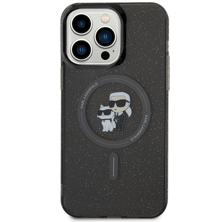 KARL LAGERFELD HARDCASE DO IPHONE 15 PRO MAX KARL&CHOUPETTE GLITTER