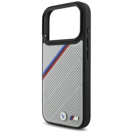 BMW ETUI M TRICOLOR METAL LOGO DO MAGSAFE IPHONE 17 PRO LUKSUSOWA OCHRONA