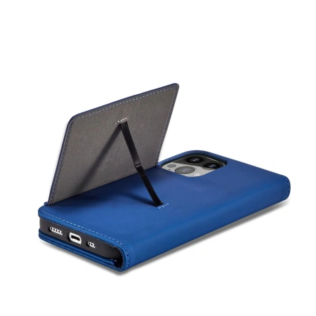 HURTEL ETUI MAGNETYCZNE POKROWIEC DO IPHONE 13 MINI PORTFEL KARTY PODSTAWKA