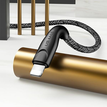 USAMS KABEL DO LIGHTNING 1M 2A DO IPHONE 6 7 8 X XS 11 12 13 SZYBKIE