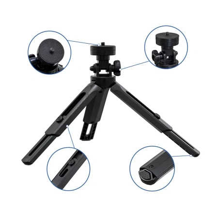 HURTEL MINI STATYW UCHWYT DO ZDJĘĆ SELFIE GOPRO 16-21 CM KOMPAKTOWY I LEKKI