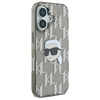 KARL LAGERFELD CASE DO IPHONE 16 6.1 Z KARL HEAD I ELEKTROPLATOWANĄ POWŁOKĄ