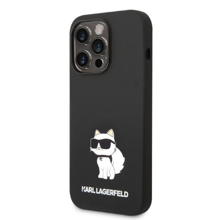 Karl Lagerfeld KLHCP14XSNCHBCK iPhone 14 Pro Max 6,7" hardcase czarny/black Silicone Choupette